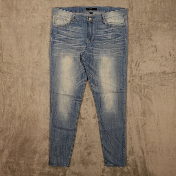 Flying Monkey Denim - Flying Monkey Jeans low rise skinny women's 32 blue‎ denim fade lightweight